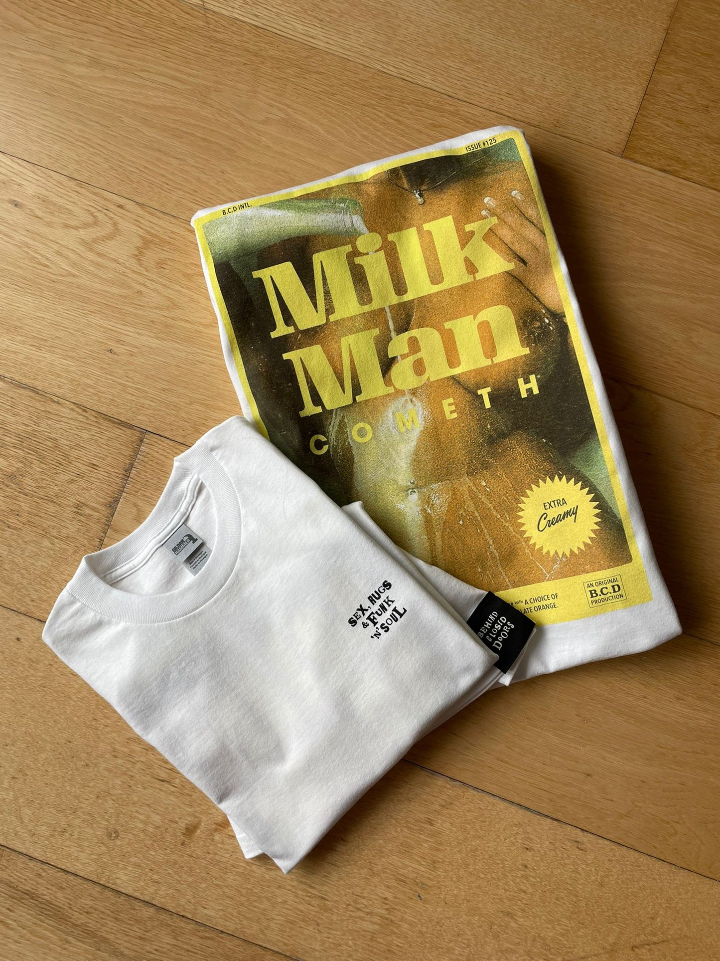 Milk Man Cometh white UNISEX T-shirt